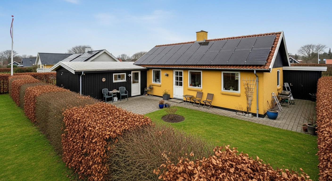 Kan jeg få solceller, hvis mit tag vender mod østvest og ikke mod syd