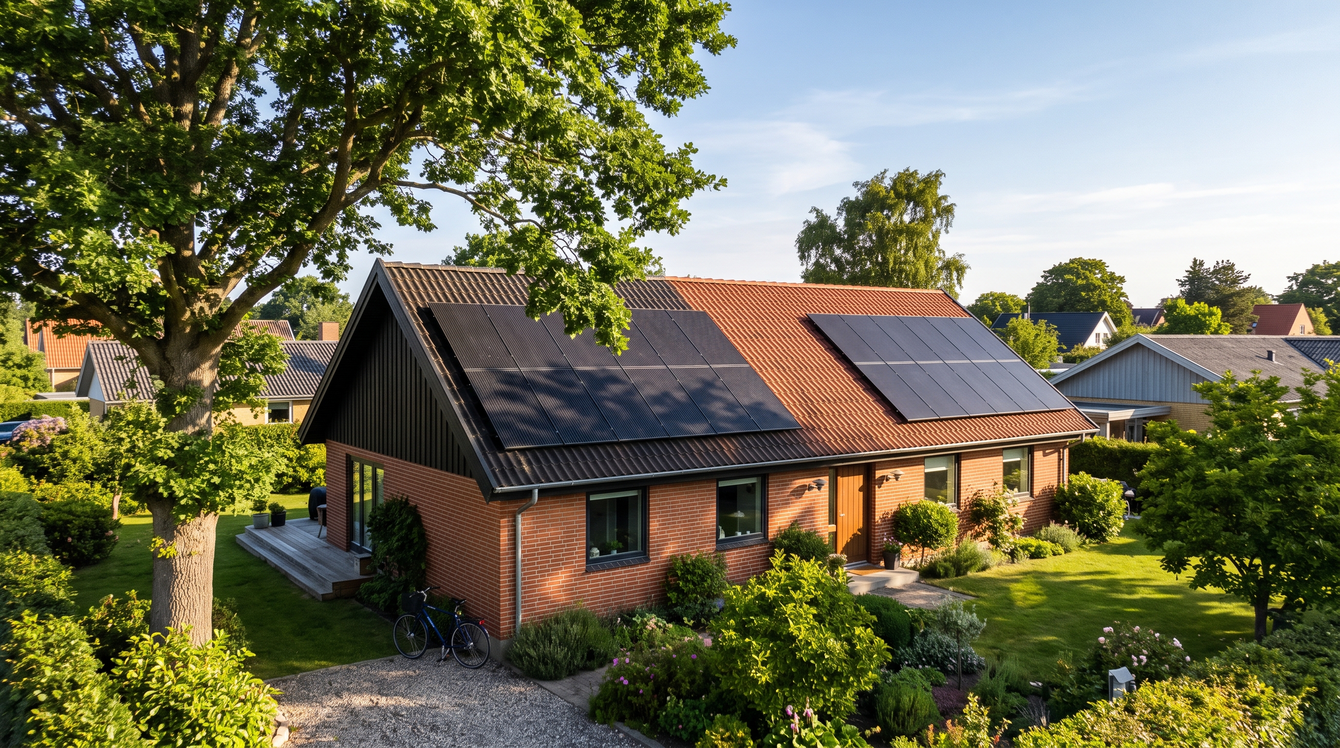 Solceller og skygge: Sådan får du mest mulig strøm - også når træerne skygger