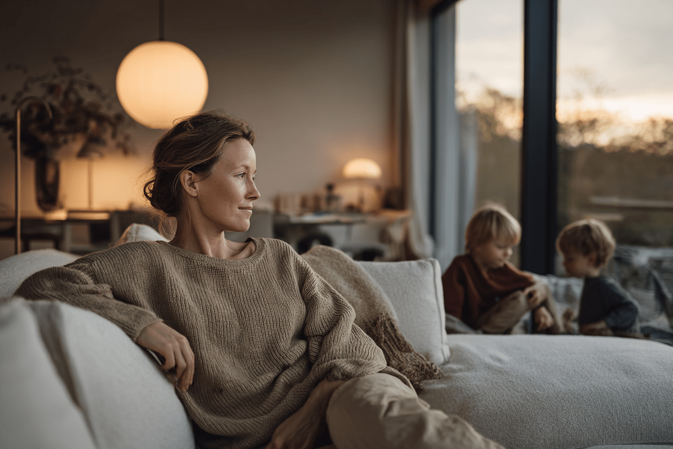 Kvinde med solceller - EcoRay solcelleløsning